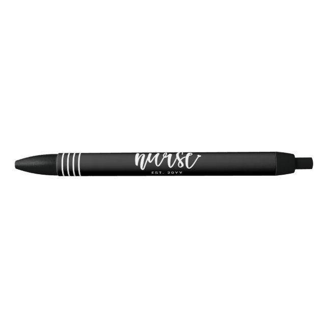 Custom Nurse Est Typography Nurse RN graduation Pen (Front)
