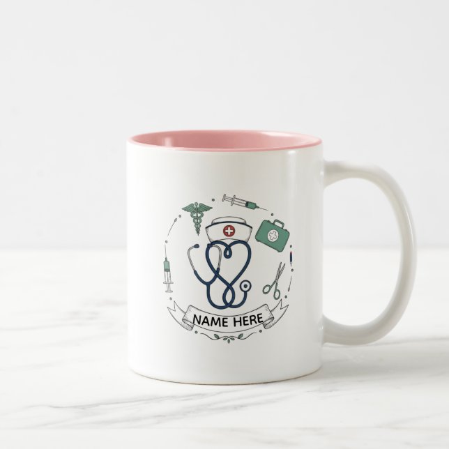 Custom Nurse Gift Mug (Right)