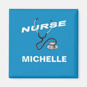Custom Nurse Name Magnet