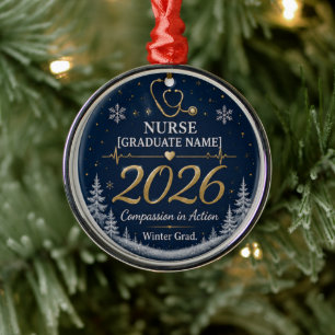 Custom Nurse Ornament 2026 Personalized Stethosc
