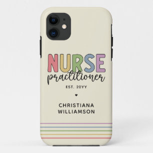 Custom Nurse Practitioner NP Nurse Graduation iPhone 11 Case