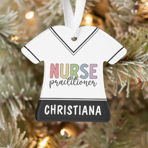 Custom Nurse Practitioner NP Nurse Graduation Ornament