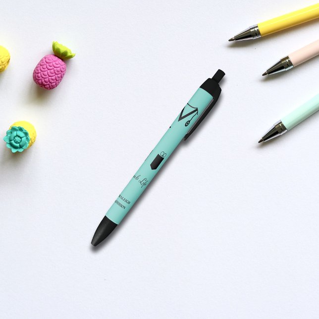 Custom Nurse Scrub Life Monogram Pen (Creator Uploaded)