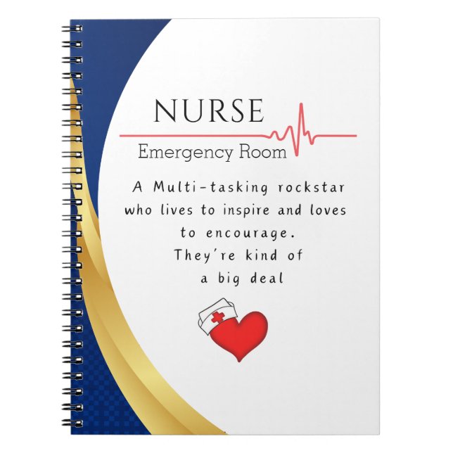 Custom Nurse Specialty Notebook (Front)