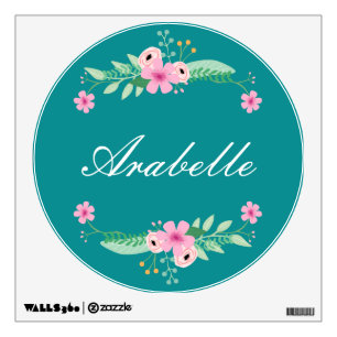 Custom Nursery / Children Floral Wall Decal