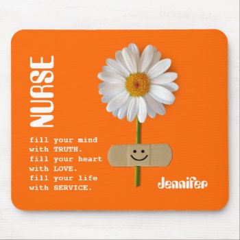 Custom Nurse's Name Gift Mouse Pad
