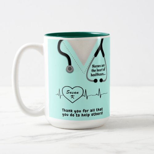 Custom Nurses Thank You Mug Add Name