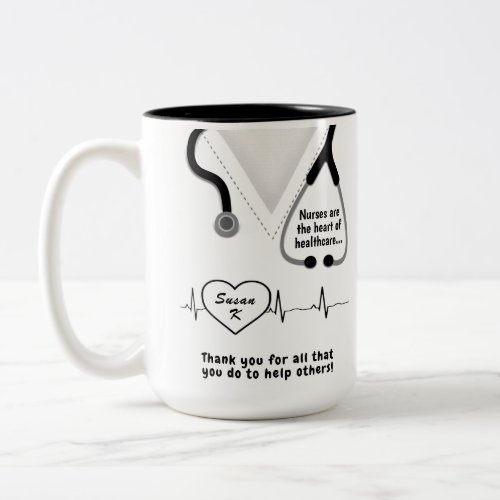 Custom Nurses Thank You Mug Add Name