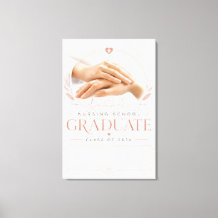 Custom Nursing Graduate 2026 Compassion Canvas Print