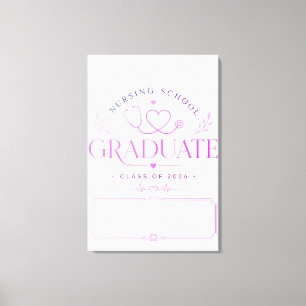 Custom Nursing Graduate 2026 Keepsake Canvas Print