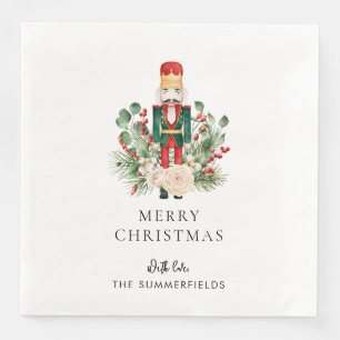 Custom Nutcracker Family Christmas Script Paper Dinner Napkins