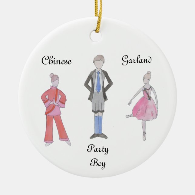 Custom Nutcracker Ornament for Kristy L (2020)  (Front)