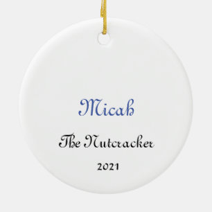 Custom Nutcracker Ornament for Kristy L (2021)
