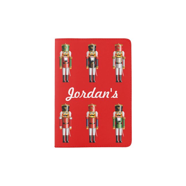 Custom Nutty Nutcrackers Passport Holder (Front)