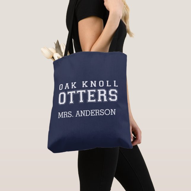 Custom Oak Knoll Tote (click to personalize) Bag (Close Up)