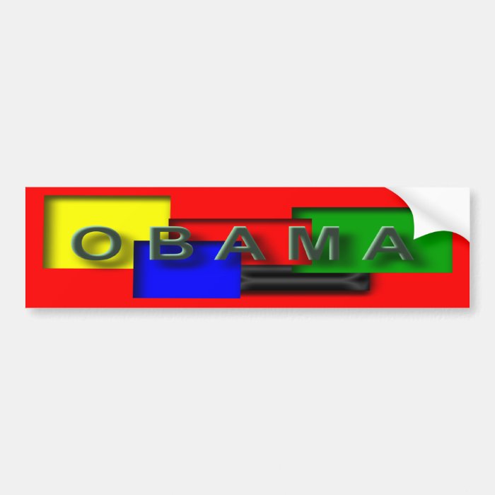 Custom Obama Gifts Bumper Stickers