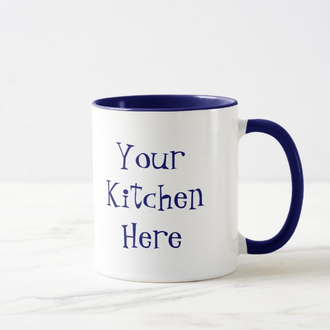 Custom Obey the Cook Food Slogan Mug (Right)