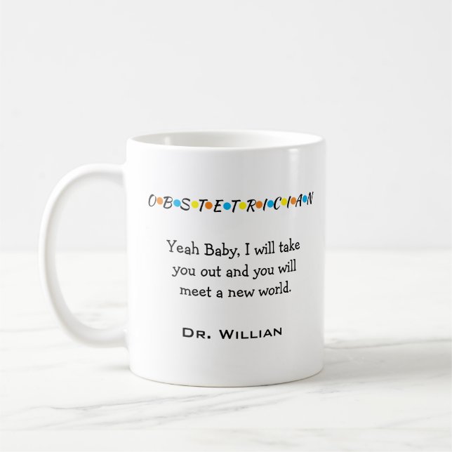 Custom Obgyn Mug (Left)