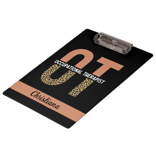 Custom Occupational Therapist OT Appreciation Gift Clipboard