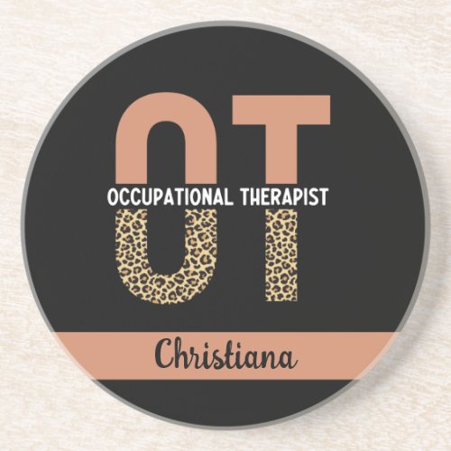 Custom Occupational Therapist OT Appreciation Gift Coaster