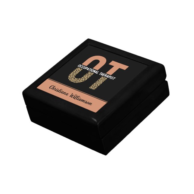 Custom Occupational Therapist OT Appreciation Gift Gift Box (Side)