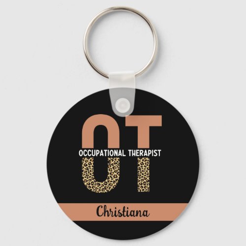 Custom Occupational Therapist OT Appreciation Gift Keychain