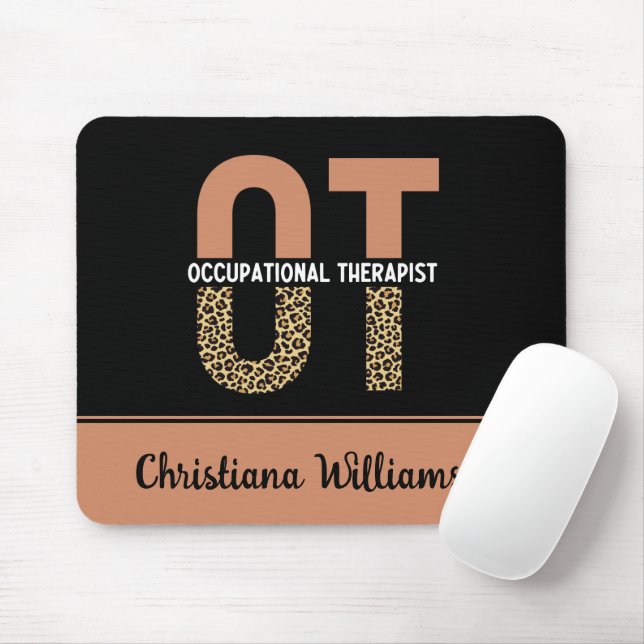 Custom Occupational Therapist OT Appreciation Gift Mouse Pad (With Mouse)