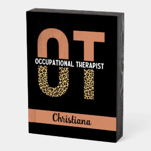 Custom Occupational Therapist OT Appreciation Gift Wooden Box Sign