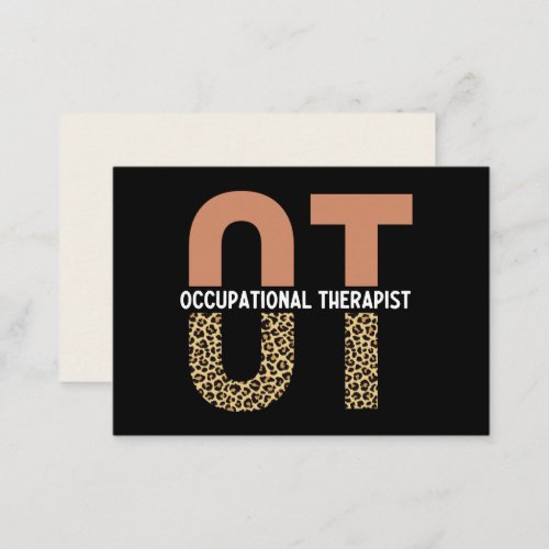 Custom Occupational Therapist OT Appreciation Note Card