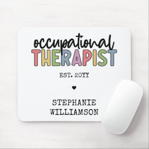 Custom Occupational Therapist OT Gifts Mouse Pad