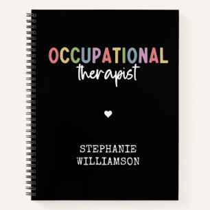 Custom Occupational Therapist OT Gifts Notebook