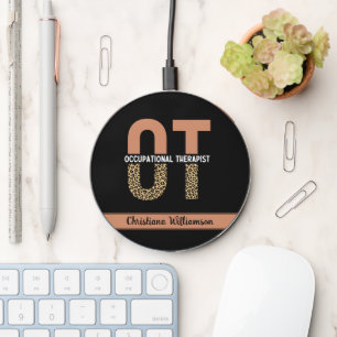 Custom Occupational Therapist OT Gifts Wireless Charger