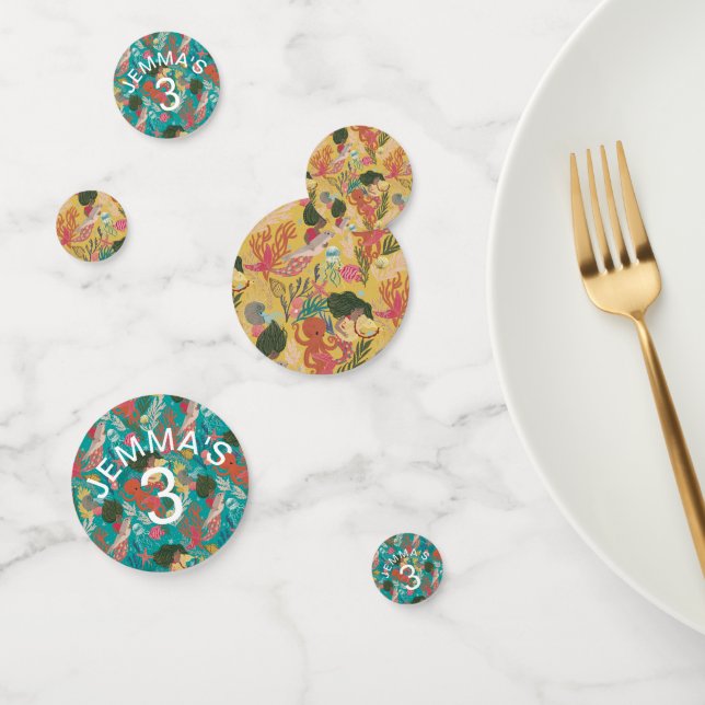 Custom Ocean Party Table Confetti for Kids (Group)