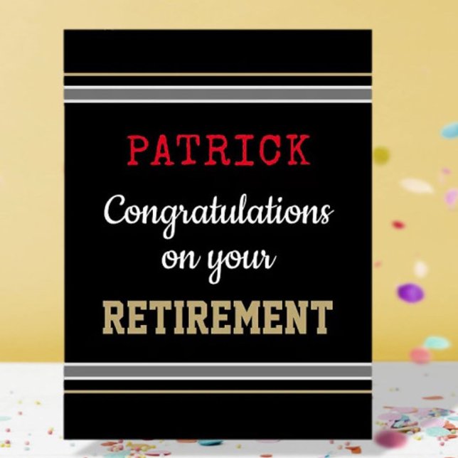 Custom Office Congrats! Huge retirement card (Creator Uploaded)