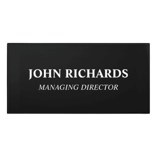 Custom office door name plates  acrylic wall sign