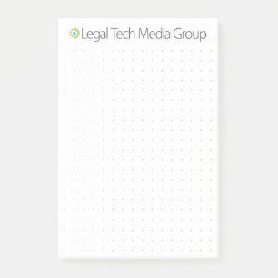 Custom Office Legal Tech Media Group Post-it Notes