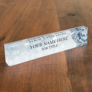 Custom Office Name Plate with Job Title