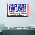 Custom Office Space For Lease Sign | Zazzle