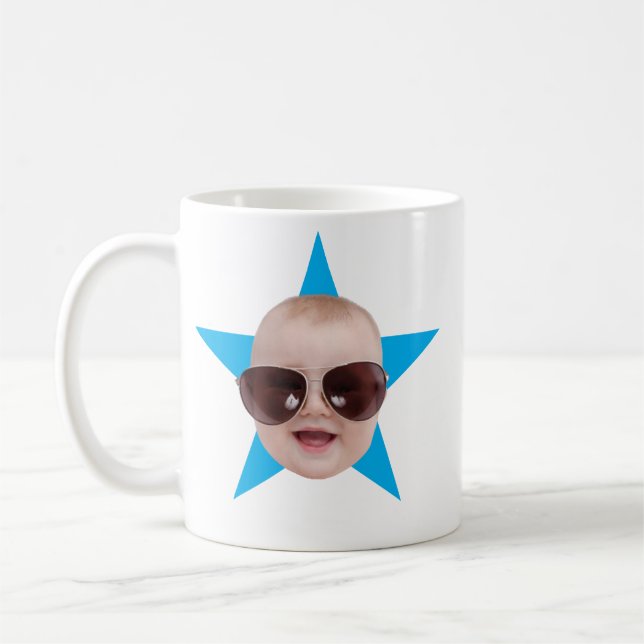 Custom Office Star FaceThe Office TV Show Gifts Coffee Mug (Left)
