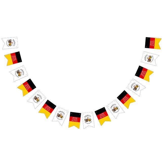 Custom OKTOBERFEST German Beer Bunting Flags (All)