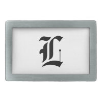 Custom Old English Font Letter (e.g. L for Letter)