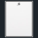 Custom Old English Traditional Professional Font Letterhead<br><div class="desc">Custom Old English Traditional Professional Font</div>