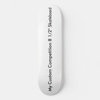 Custom 'Old Skool' 8 1/2" Skateboard Deck