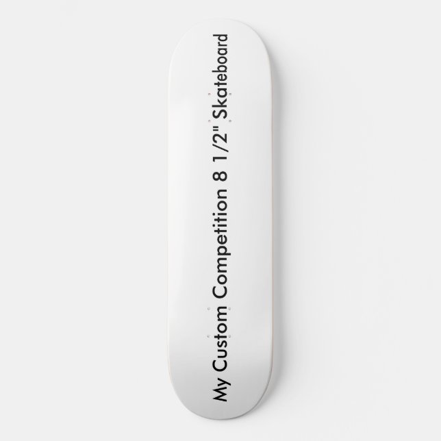Custom 'Old Skool' 8 1/2" Skateboard Deck (Front)