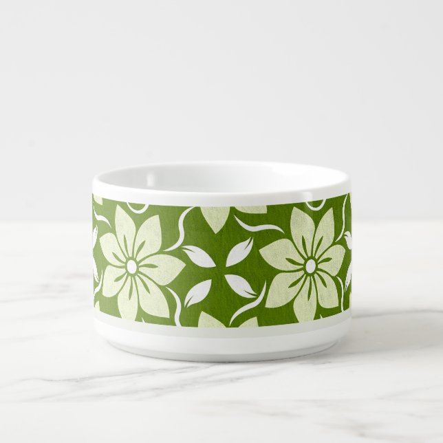 Custom Olive Blossom Repeat Bowl (Center)