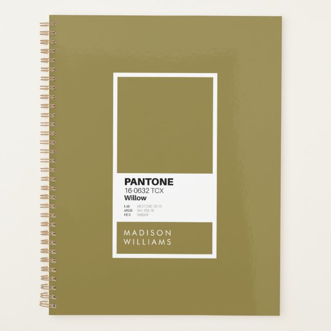 Custom Olive Green Notebook | Personalized Journal (Front)