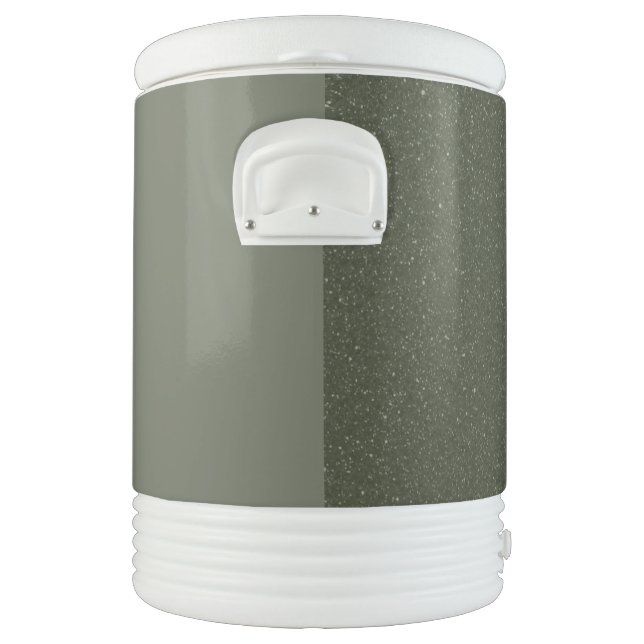Custom Olive Split Texture Cooler 0.5 Gal (Left)