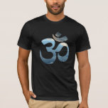 Custom Om Mantra Yoga Mens Bella Canvas Black T-Shirt<br><div class="desc">Front And Back Om Mantra Gold Sun Meditation Yoga Blue See Inspirational Fitness Symbol Asana Relax Elegant Template Men's Bella Canvas Basic Black T-Shirt.</div>