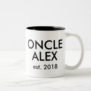 Custom Oncle Mug cadeau de naissance