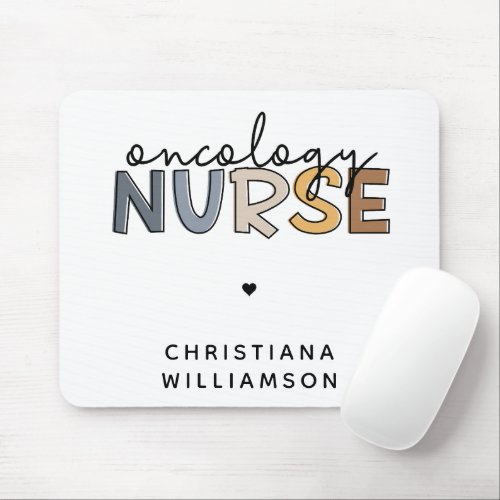 Custom Oncology Nurse Oncology RN Gifts Mouse Pad